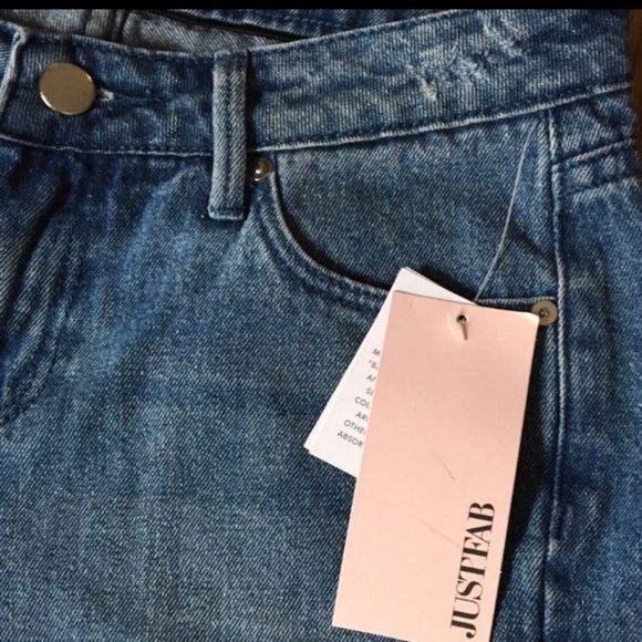 JustFab floral embroidered slim boyfriend size‎ 24 - Picture 6 of 8